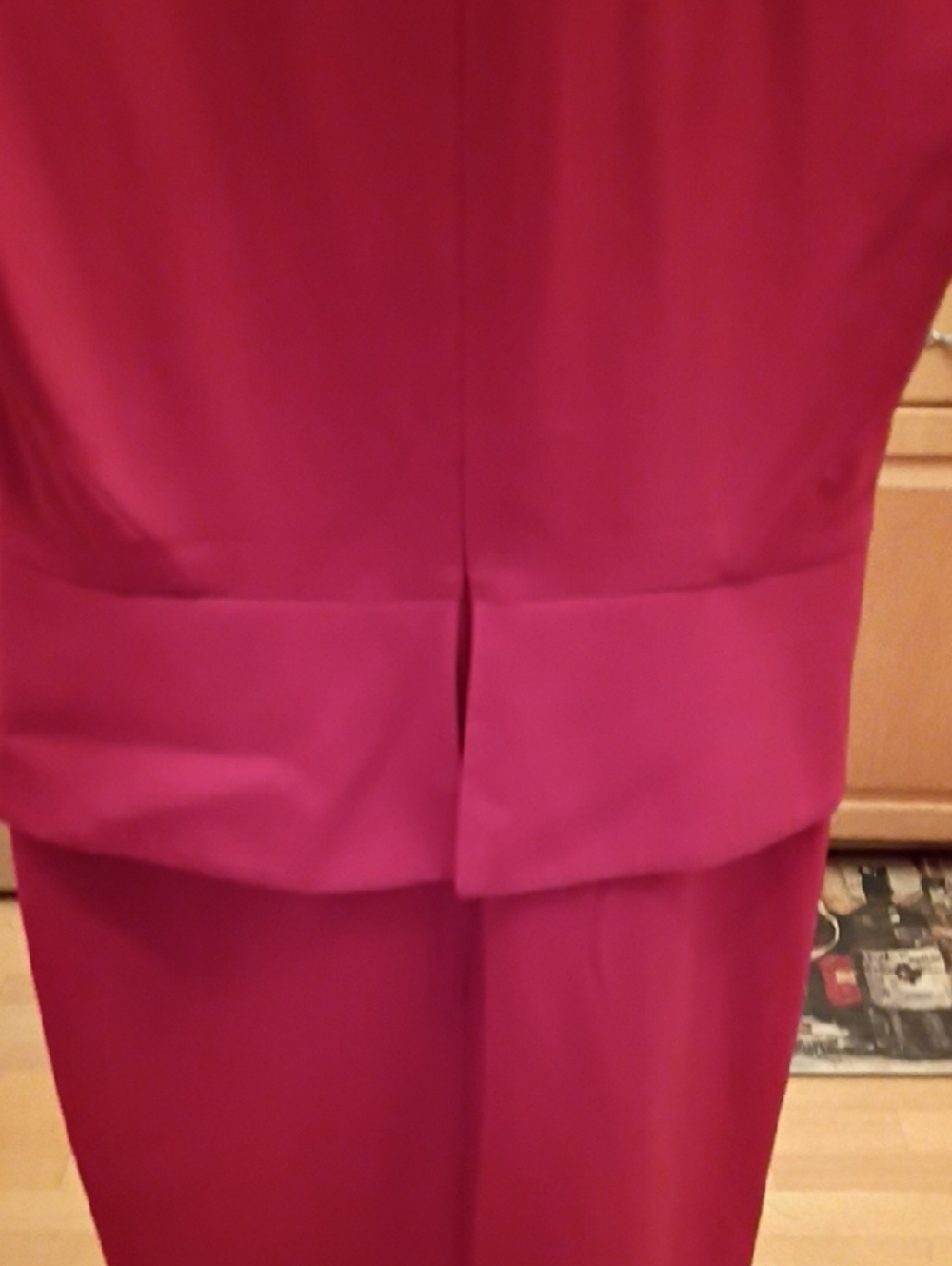 RACHEL Rachel Roy Fuchsia Sleeveless Midi Sheath Dress - Picture 9 of 13